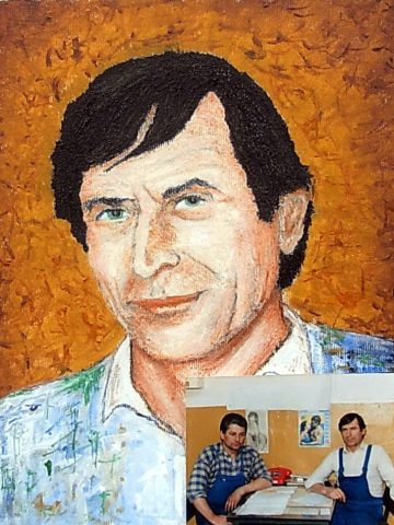 Portret(ulje na platnu30x24cm)